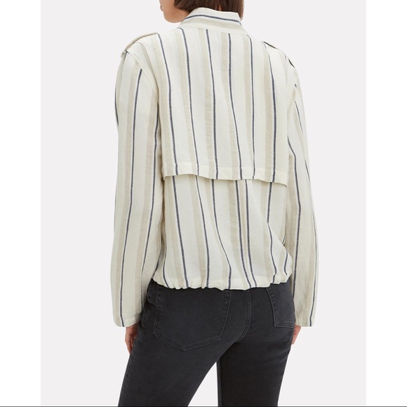 Rails Rowen Coco Stripe Utility Jacket size large - Picture 4 of 16